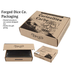 Forged Gaming: Curiosities Cache Card Binder Brown | Odin's Place