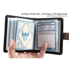 Forged Gaming Book of Incantations Spell Card Book (Dice Edition) Black | Odin's Place