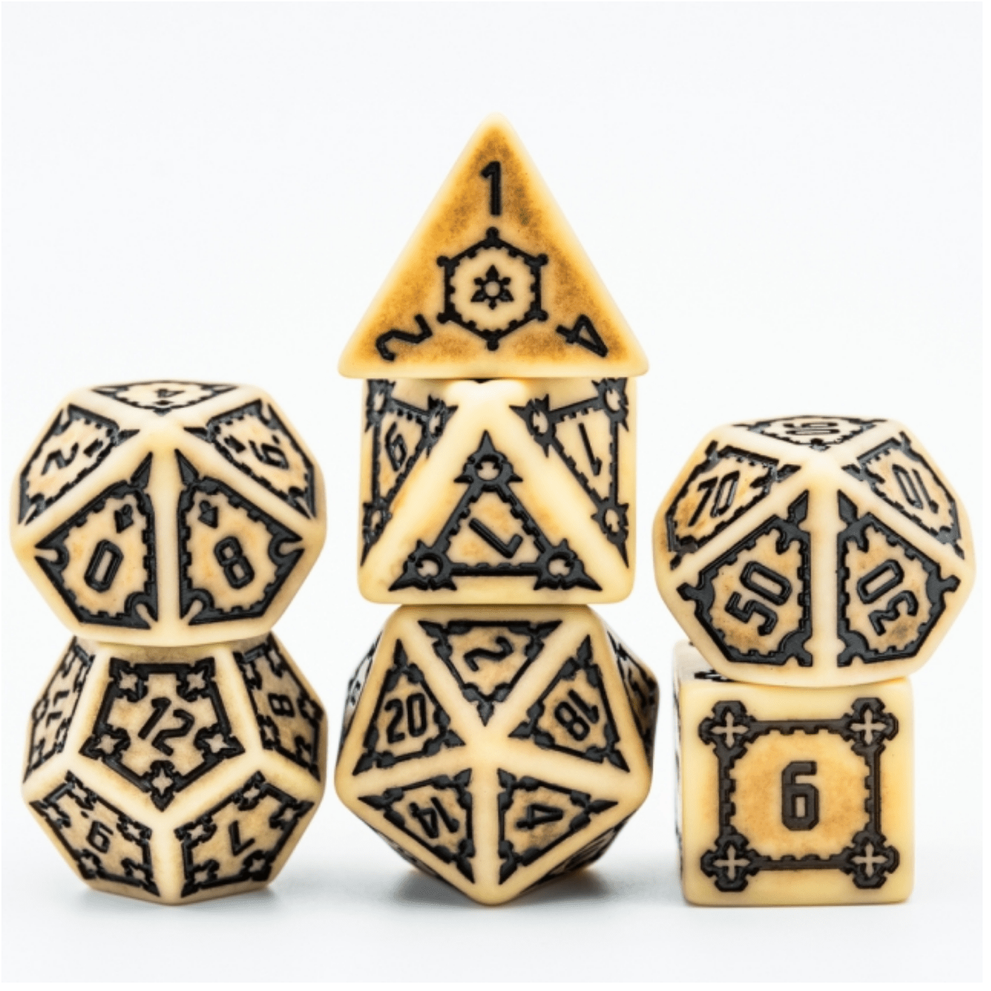 Foam Brain Huge Parchment Castle RPG Dice Set | Odin's Place