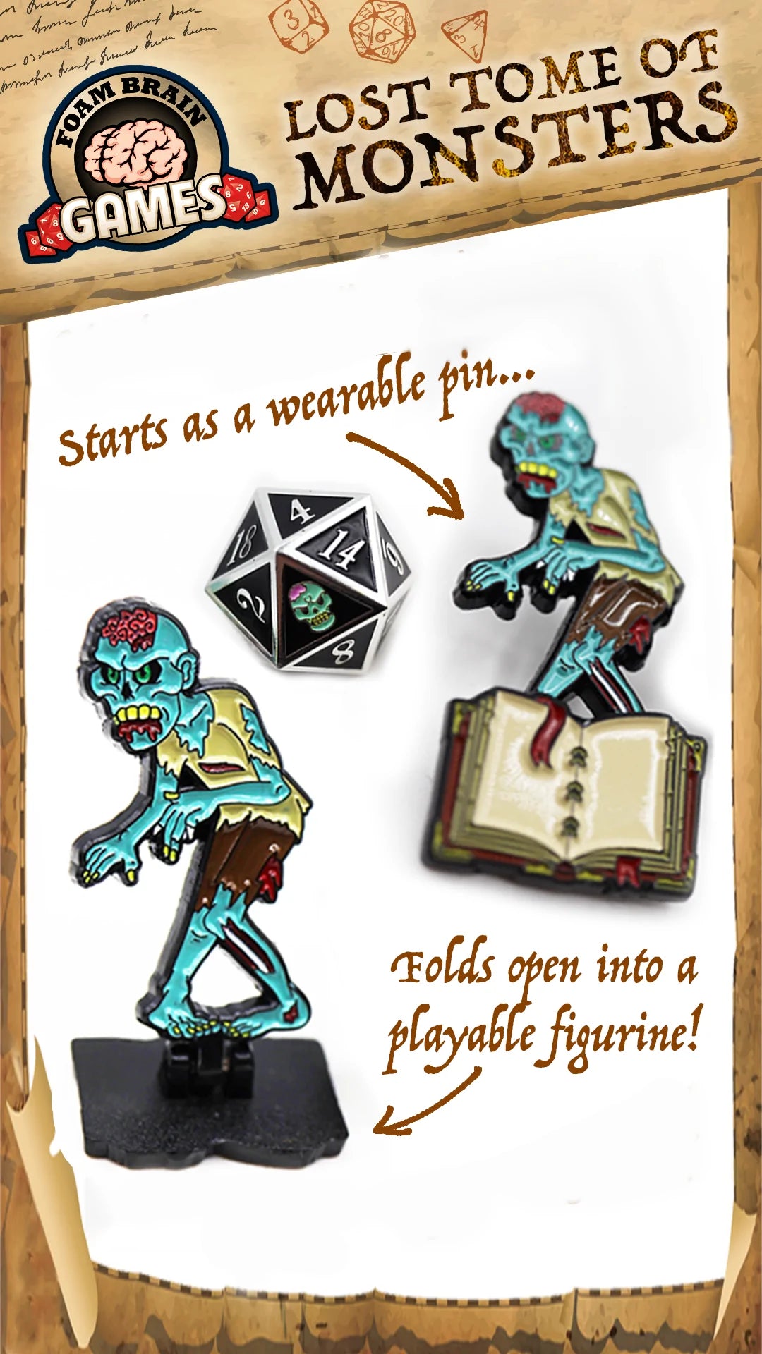 Foam Brain Mystery Bag: Lost Tome of Monsters | Odin's Place