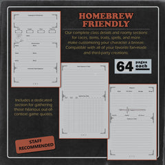 1985 Games Player's Journal 3-pack black | Odin's Place