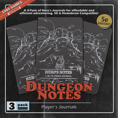 1985 Games Player's Journal 3-pack black | Odin's Place