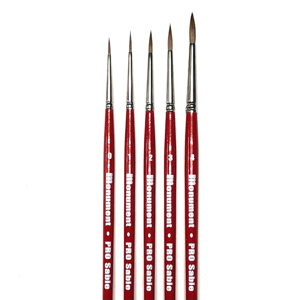 Monument Hobbies Pro Sable Brush Set | Odin's Place