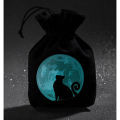 Q Workshop Dice Bag: Cats - The Mooncat | Odin's Place