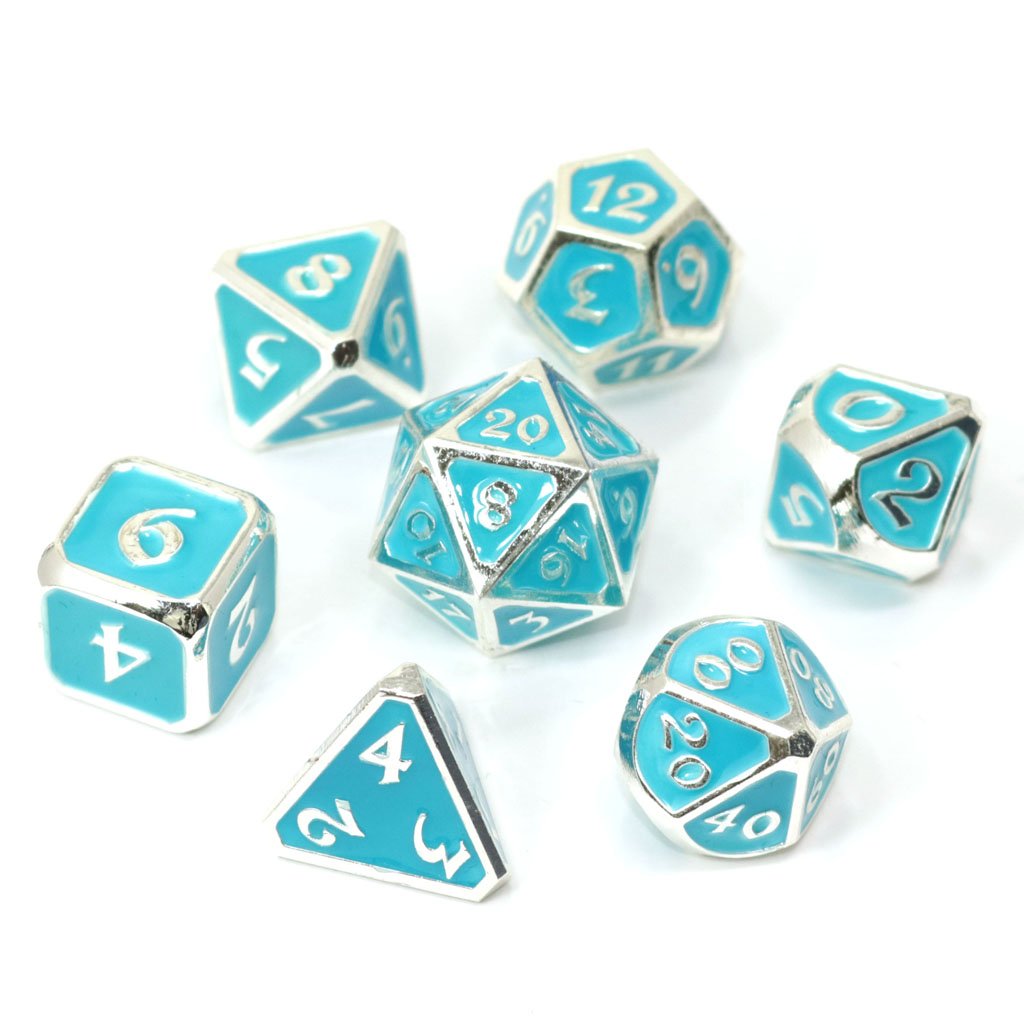 Die Hard Dice AfterDark Neon Rain Poly 7 Dice Set | Odin's Place