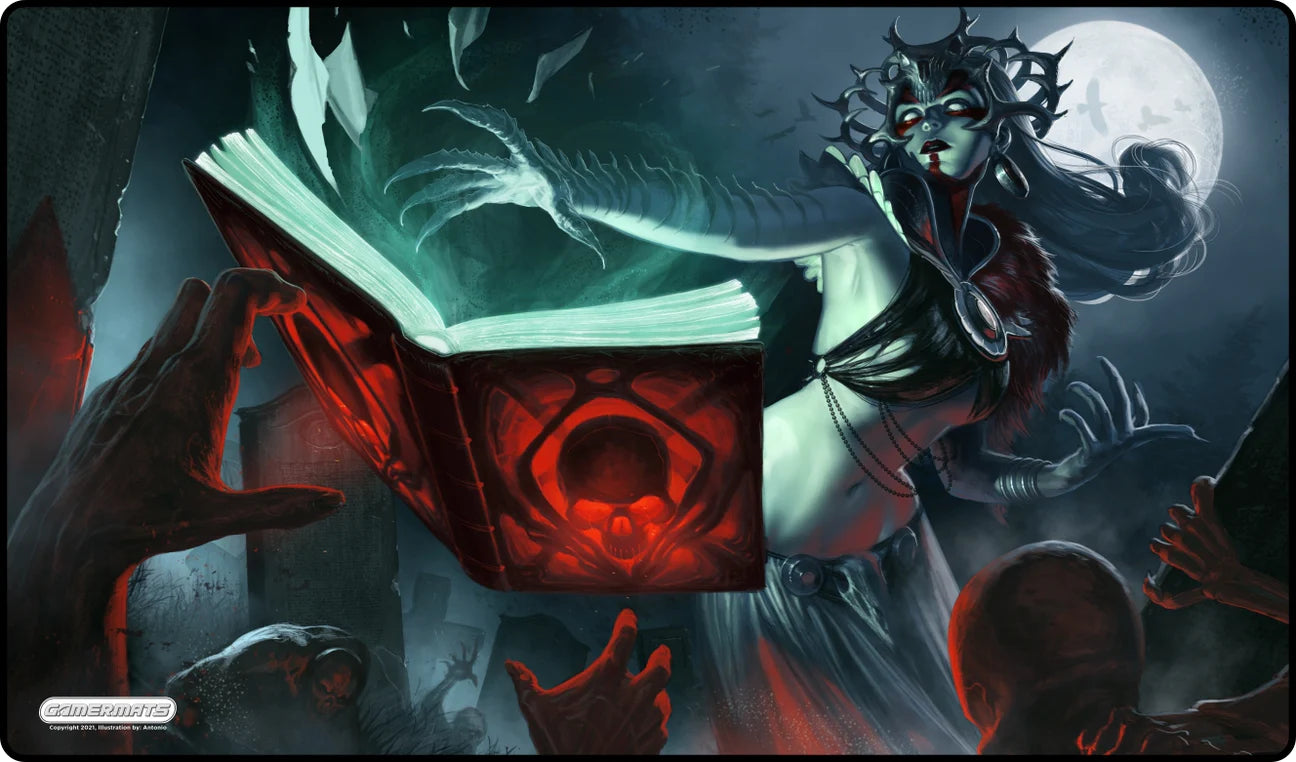 Gamermats Raise the Dead Playmat - Stitched | Odin's Place
