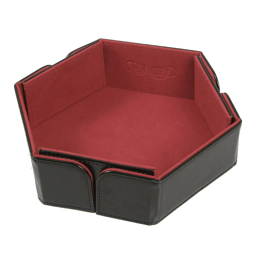Forged Gaming Hexagon Magnetic Folding Dice Tray - Various Colors | Odin's Place
