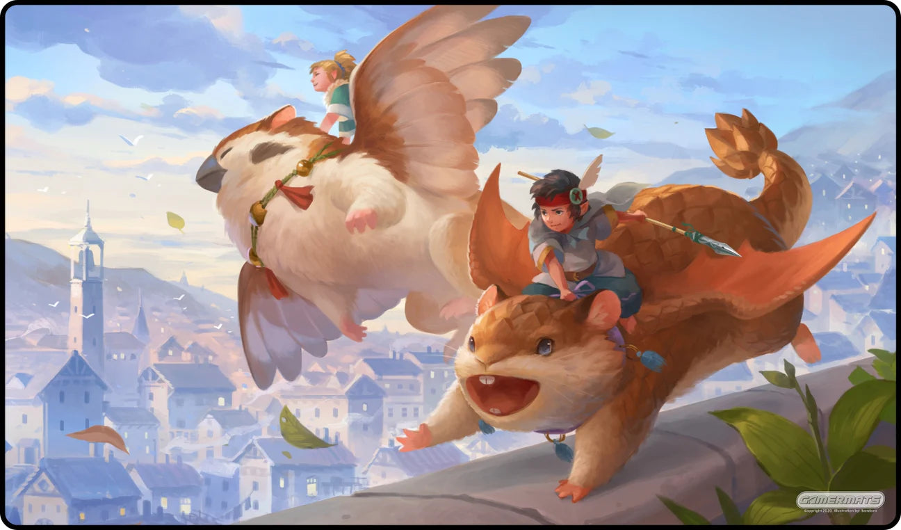 Gamermats Rooftops Playmat - Stitched | Odin's Place