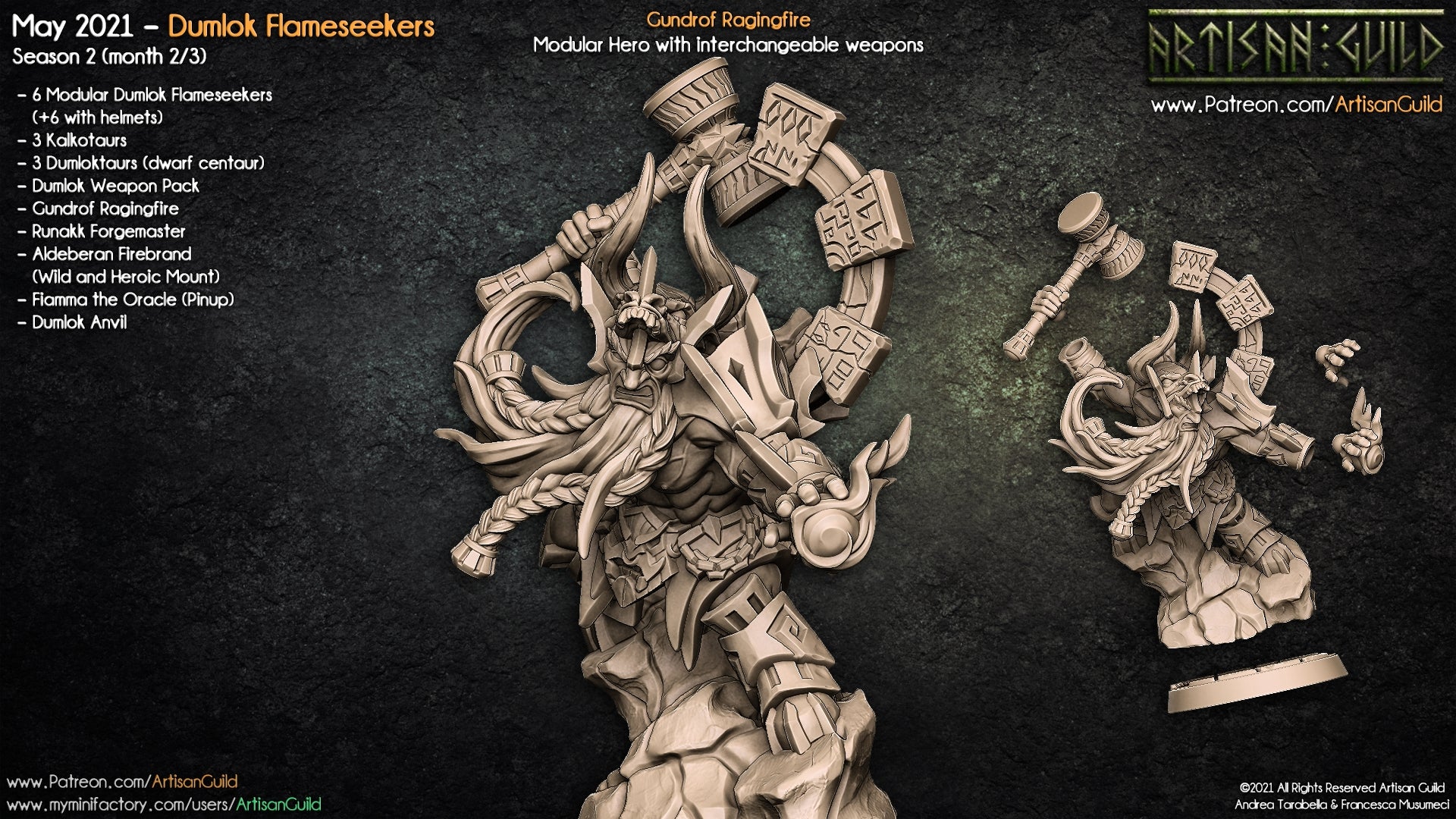 Dragon's Lair Printed Mini: Dumlok Flameseekers Set | Odin's Place