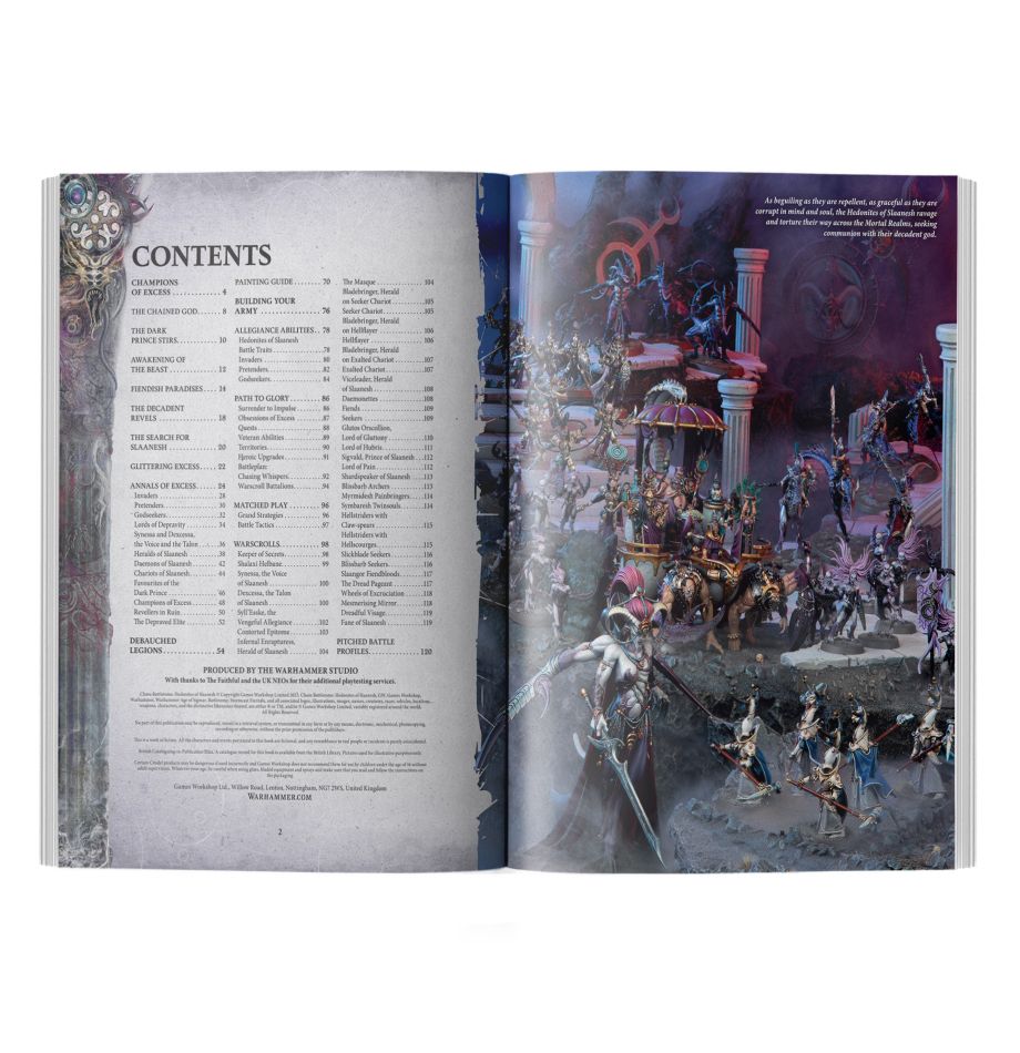 Warhammer Age of Sigmar: Hedonites of Slaanesh Battletome | Odin's Place