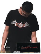 Batman/Joker Laughing Symbol T-Shirt | Odin's Place