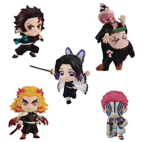 Bandai Shokugan Demon Slayer Kimetsu no Yaiba Adverge Motion 2 Minifigures (Set of 5) | Odin's Place