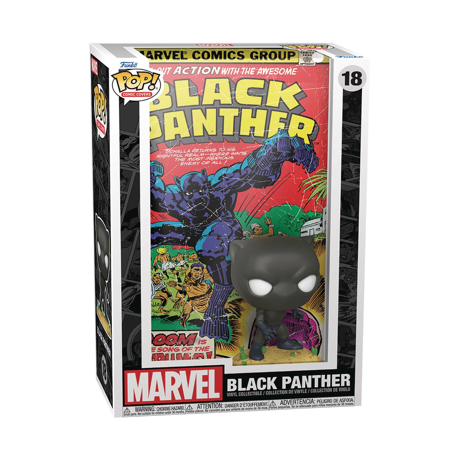 POP COMIC COVER MARVEL BLACK PANTHER VIN FIG | Odin's Place