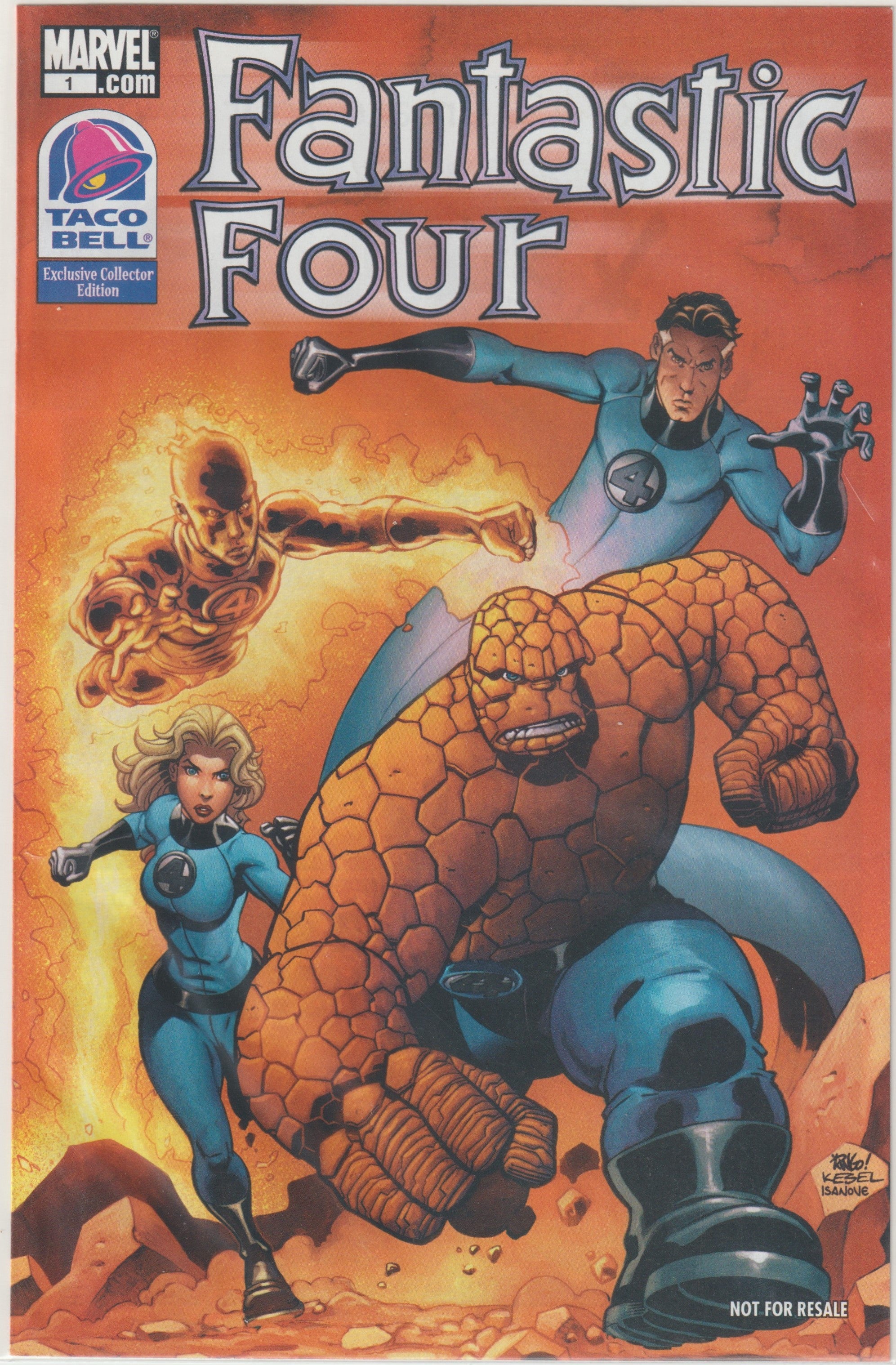 Fantastic Four #1 Taco Bell Edition (2009) | Odin's Place