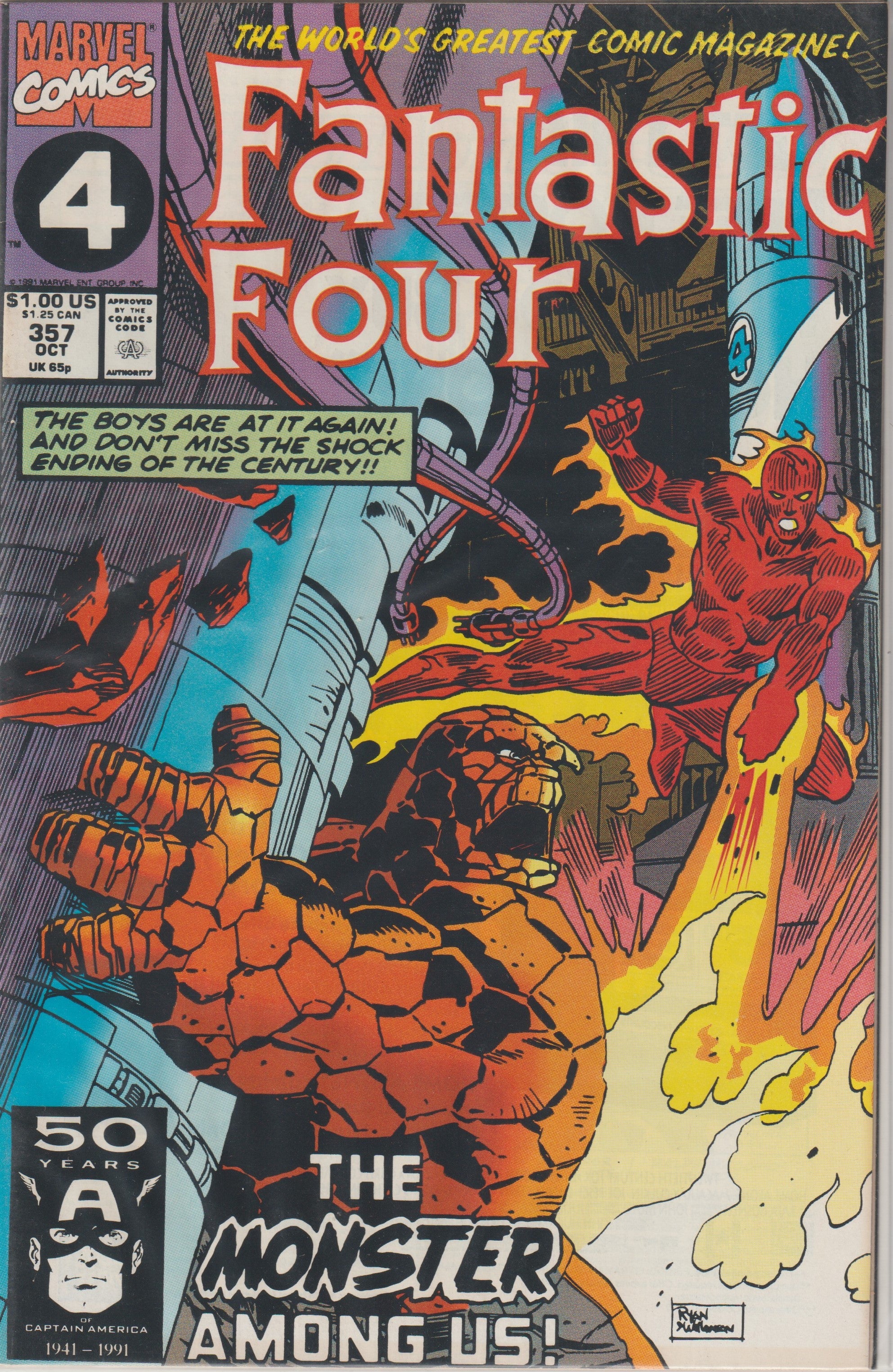 Fantastic Four #357 (1991) | Odin's Place