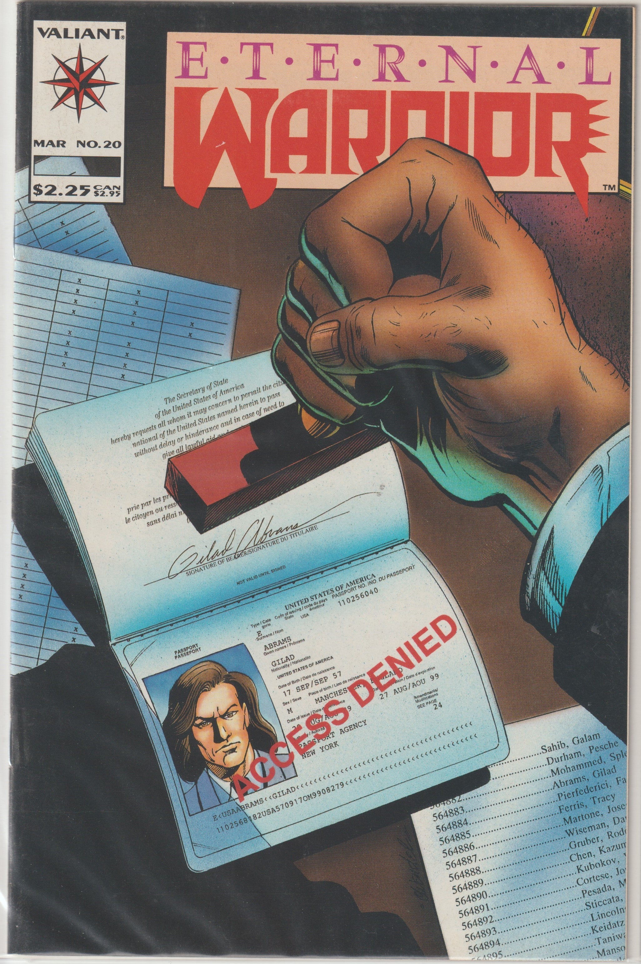 Eternal Warrior #20 (1993) | Odin's Place