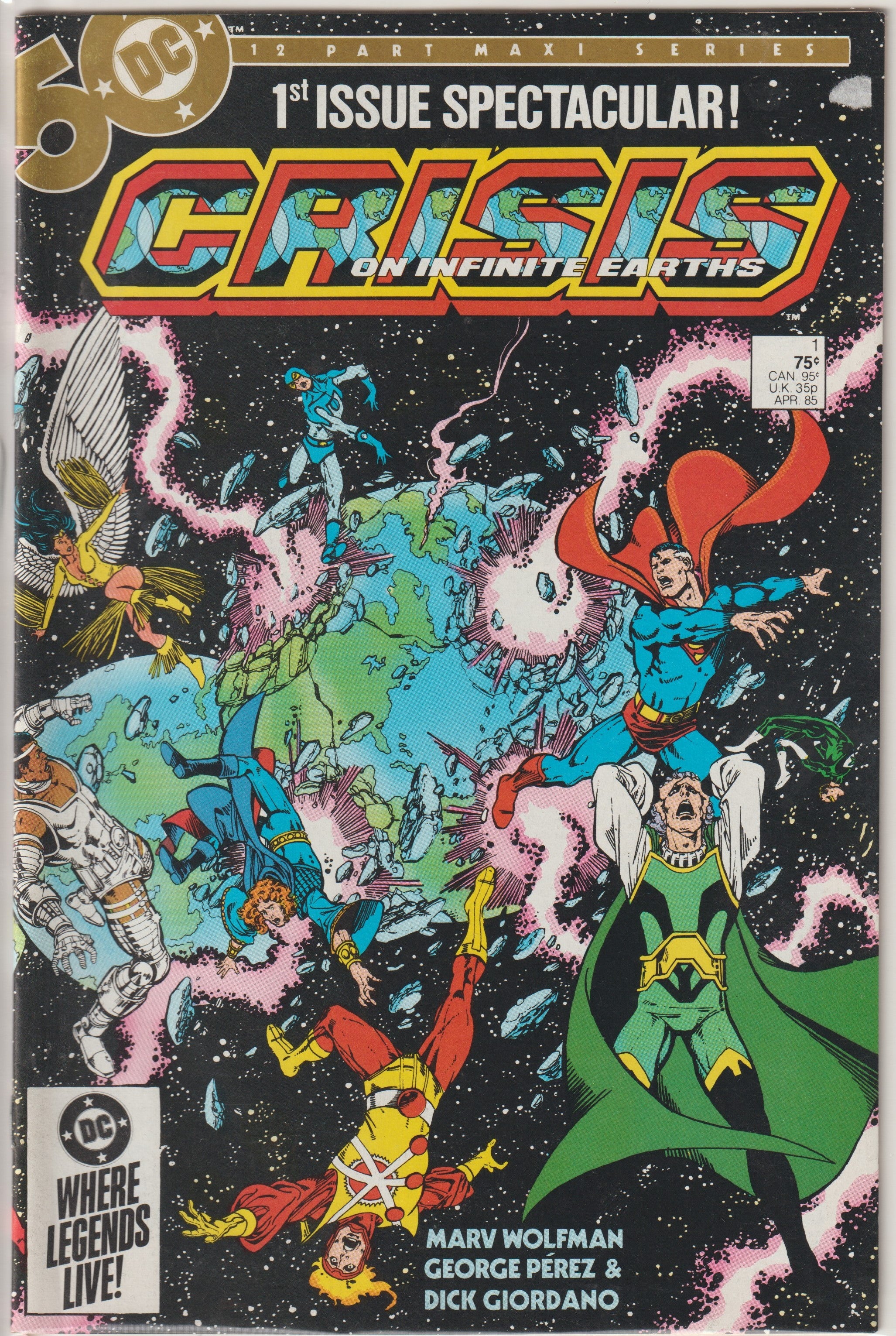 Crisis On Infinite Earths #1 (1985) | Odin's Place