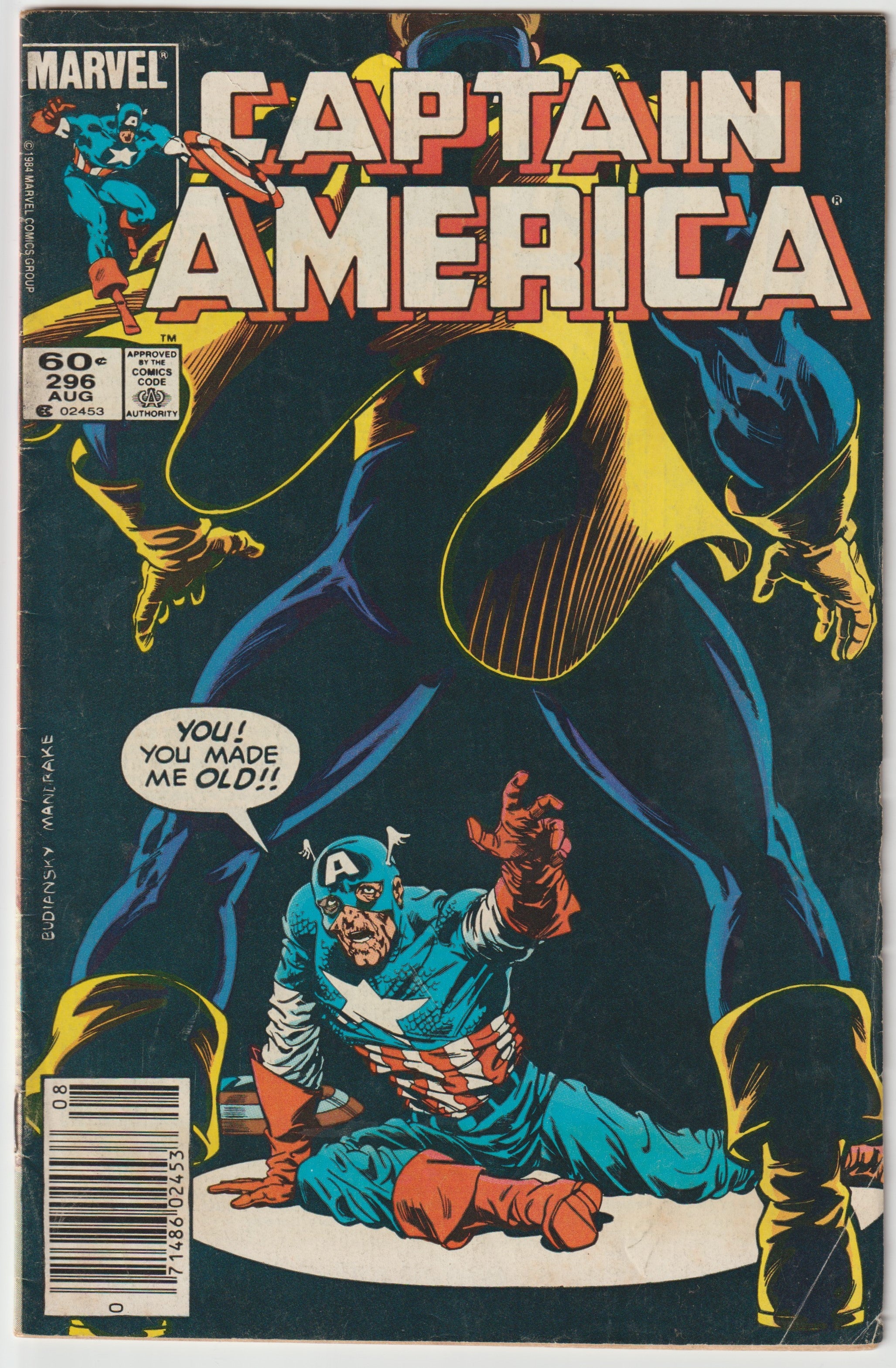 Captain America #296 (1984) | Odin's Place