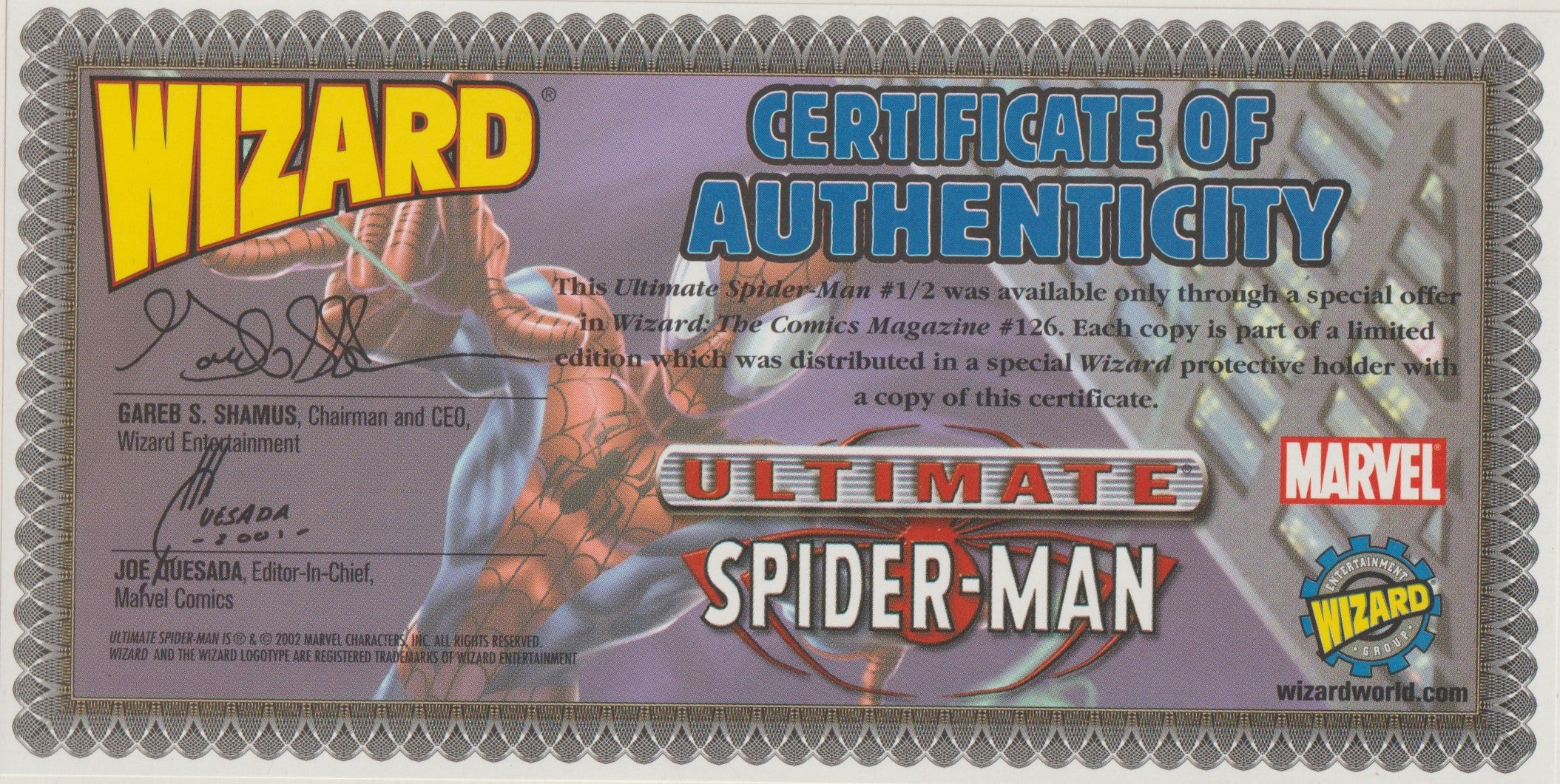 Ultimate Spider-man (2000) Wizard 1/2 | Odin's Place