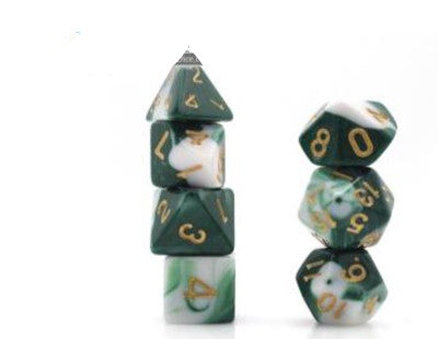 Game Habit Saint Patrick's Happy Hour Poly 7 Dice Set | Odin's Place
