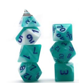 Game Habit Vap-O-Crit Poly 7 Dice Set | Odin's Place