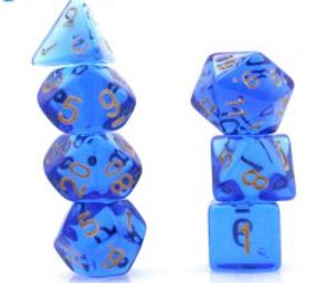 Game Habit Deep Core Poly 7 Dice Set | Odin's Place