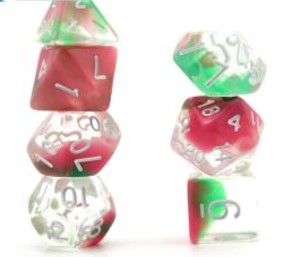 Game Habit All But the Rind Poly 7 Dice Set | Odin's Place