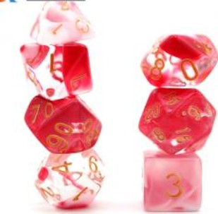 Game Habit Blood on the Carpet Poly 7 Dice Set | Odin's Place