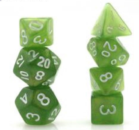 Game Habit The Green Rancher Mini Poly 7 Dice Set | Odin's Place