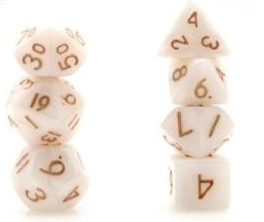 Game Habit Ice Cream Cone Mini Poly 7 Dice Set | Odin's Place