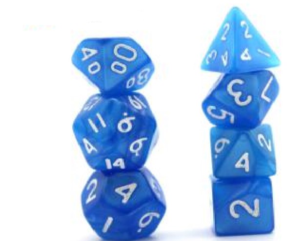 Game Habit Half Price After 8 Mini Poly 7 Dice Set | Odin's Place