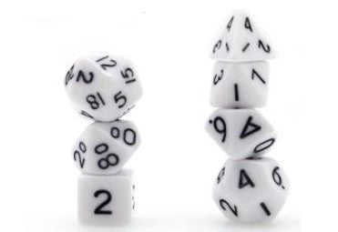 Game Habit Rice Kernels Mini Poly 7 Dice Set | Odin's Place