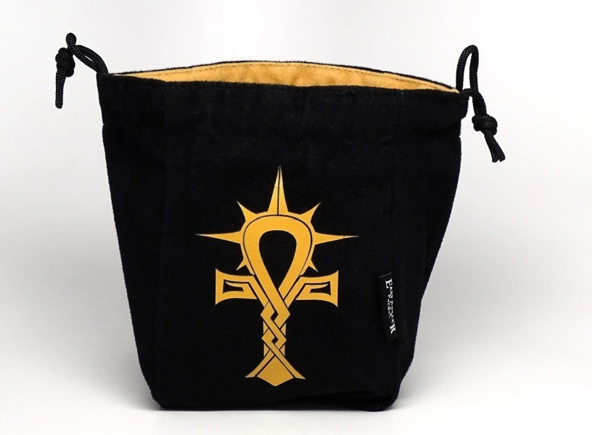 Easy Roller Cleric Reversible Microfiber Self-Standing Large Dice Bag | Odin's Place