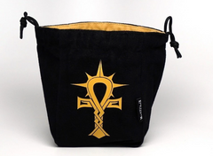 Easy Roller Cleric Reversible Microfiber Self-Standing Large Dice Bag | Odin's Place