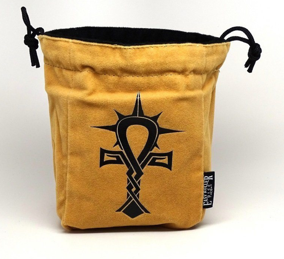 Easy Roller Cleric Reversible Microfiber Self-Standing Large Dice Bag | Odin's Place