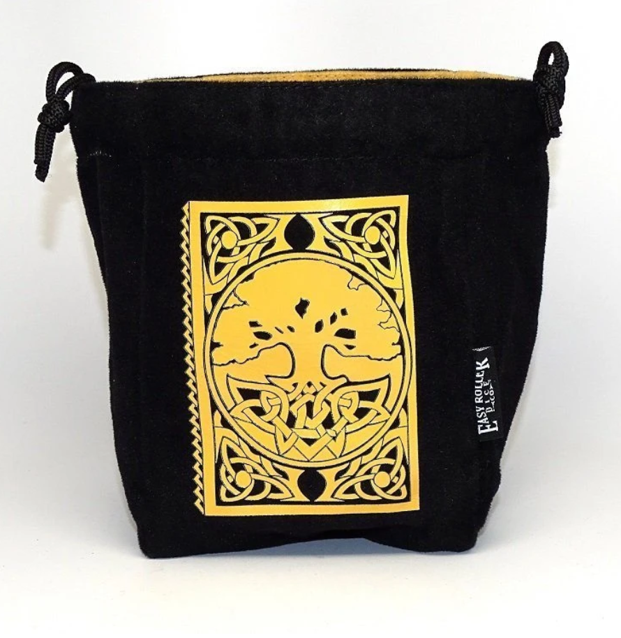 Easy Roller Spell Book Reversible Microfiber Self-Standing Large Dice Bag | Odin's Place