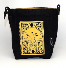 Easy Roller Spell Book Reversible Microfiber Self-Standing Large Dice Bag | Odin's Place