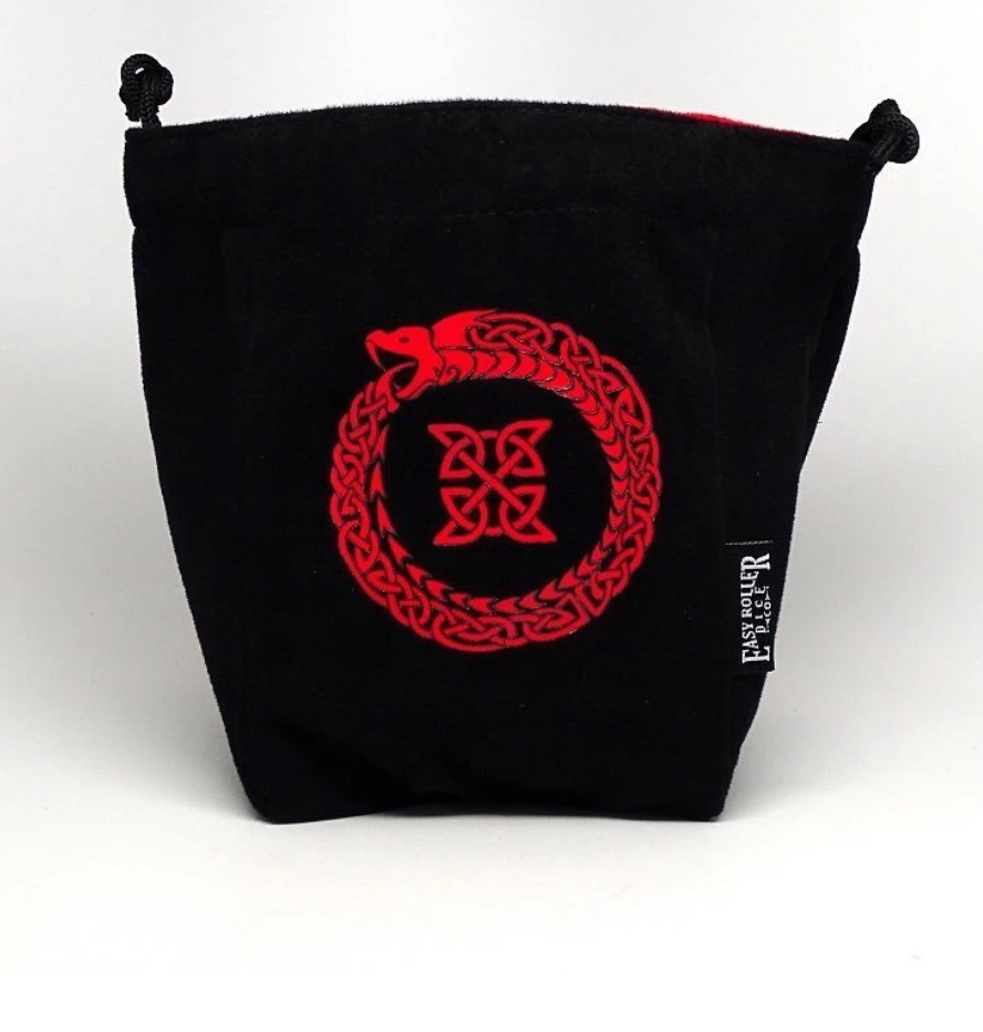 Easy Roller Ouroboros Reversible Microfiber Self-Standing Large Dice Bag | Odin's Place