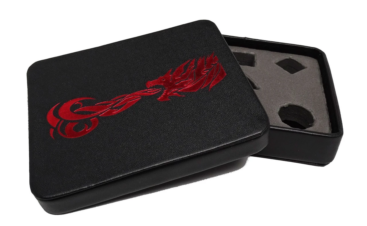 Easy Roller Dice Display and Storage Case - Red Dragon Design | Odin's Place
