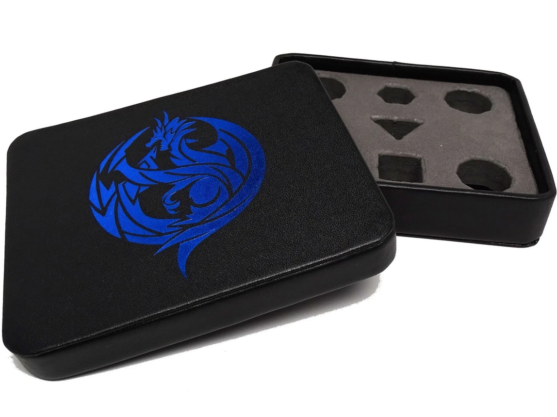 Easy Roller Dice Display and Storage Case - Blue Dragon Design | Odin's Place