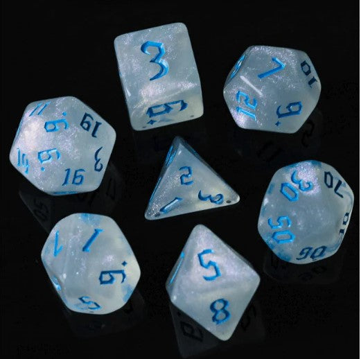 Foam Brain Crystal Ball Ocean RPG Dice Set | Odin's Place