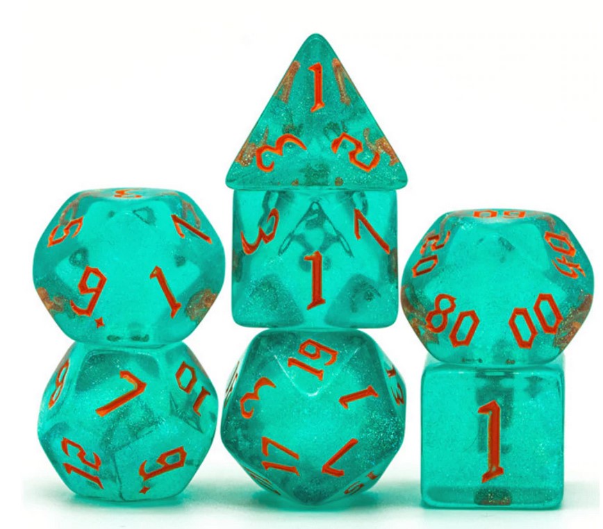 Foam Brain Hurricane Elemental RPG Dice Set | Odin's Place