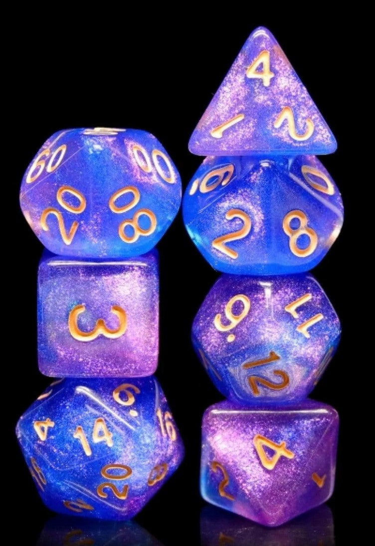 Foam Brain Secret Stars Poly 7 Dice Set | Odin's Place