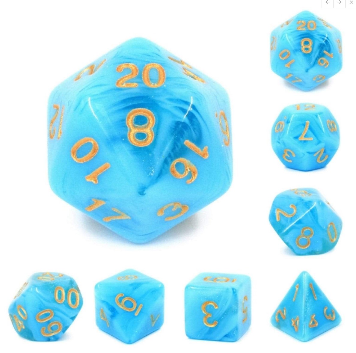 Foam Brain Atlantis Poly 7 Dice Set | Odin's Place