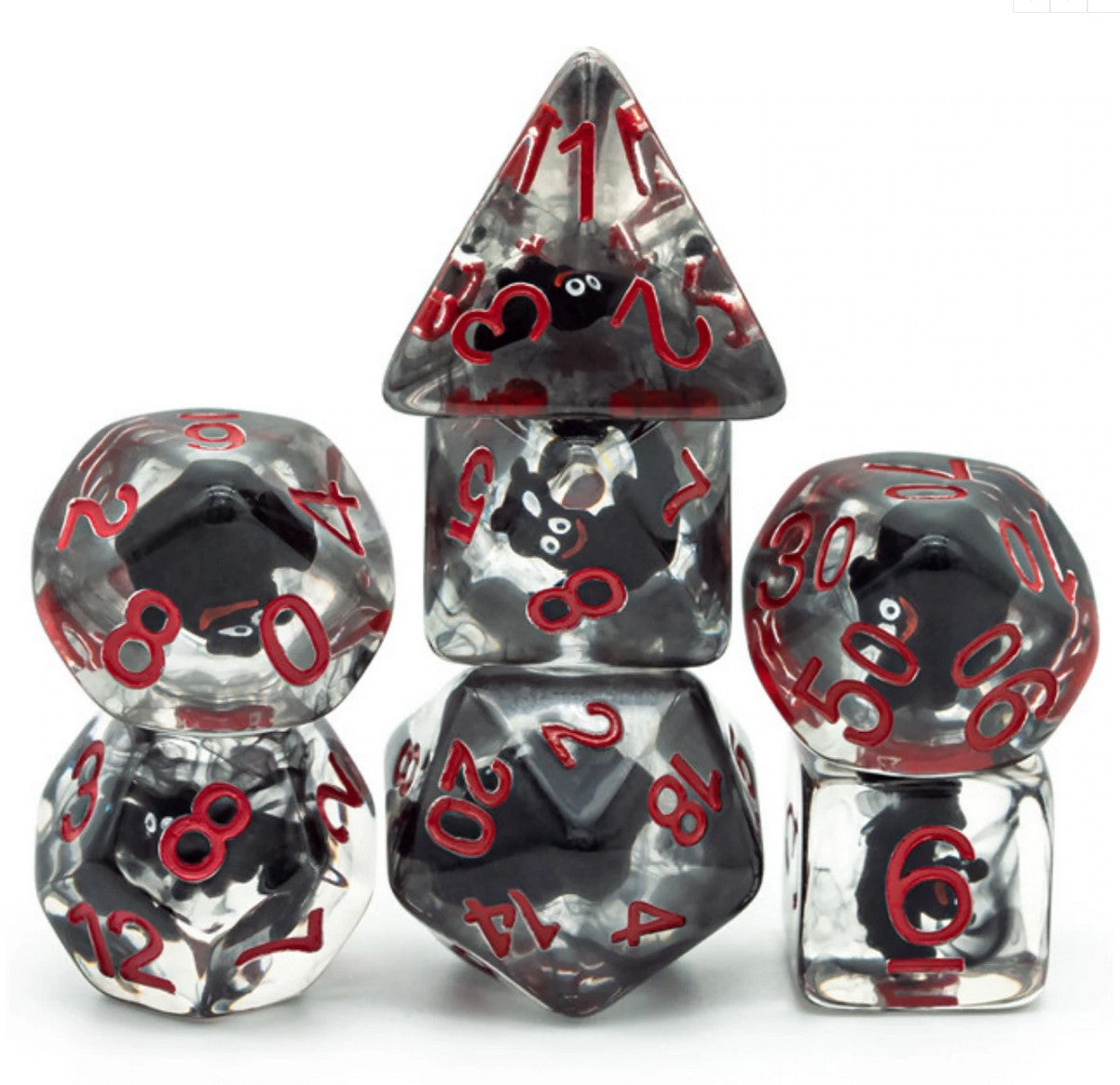 Foam Brain Vampire Bats Poly 7 Dice Set | Odin's Place