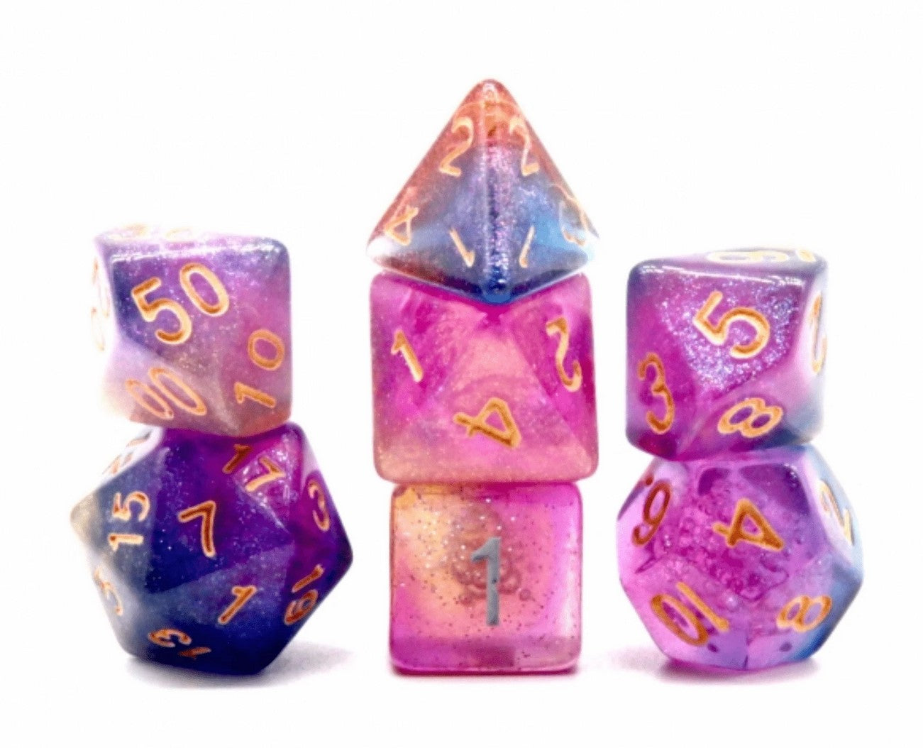 Foam Brain Andromeda's Nebula 7 Dice Set | Odin's Place