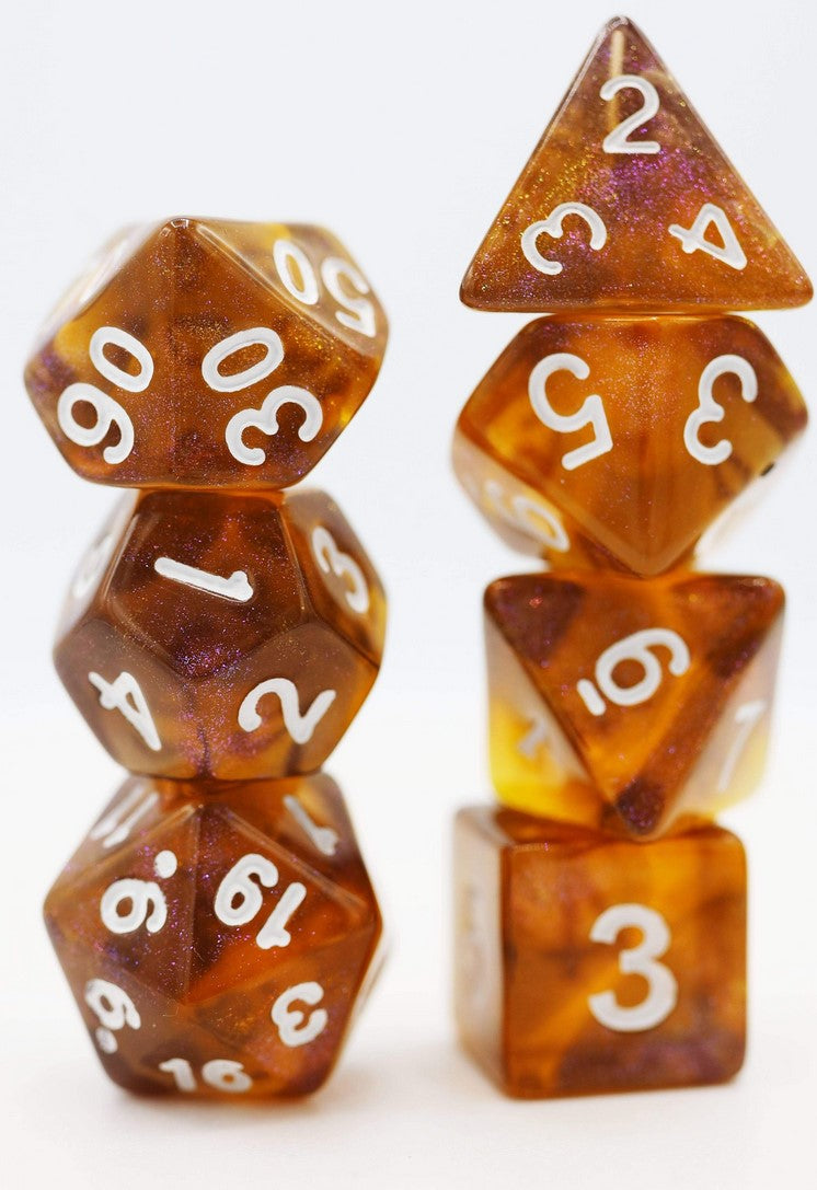 Foam Brain Ether Glitter Poly 7 Dice Set | Odin's Place