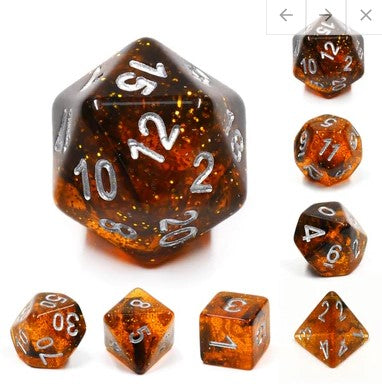 Foam Brain Campfire Poly 7 Dice Set | Odin's Place