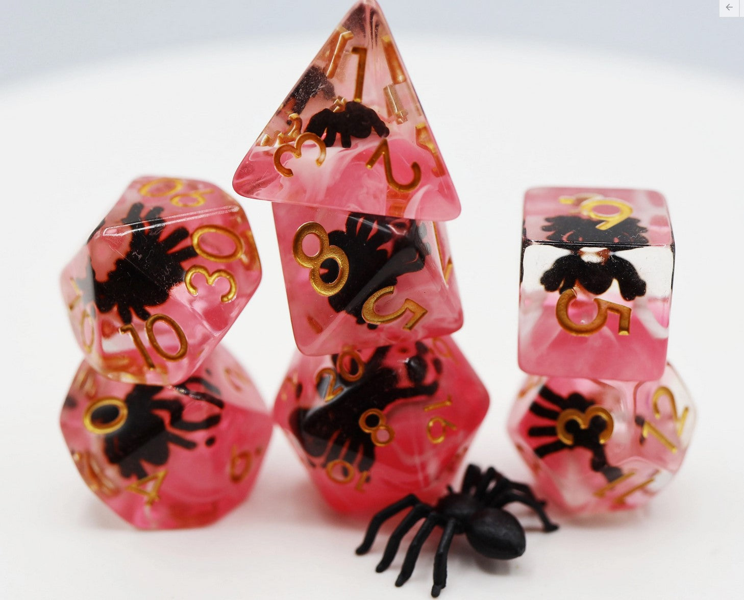 Foam Brain Terror Spider Poly 7 Dice Set | Odin's Place