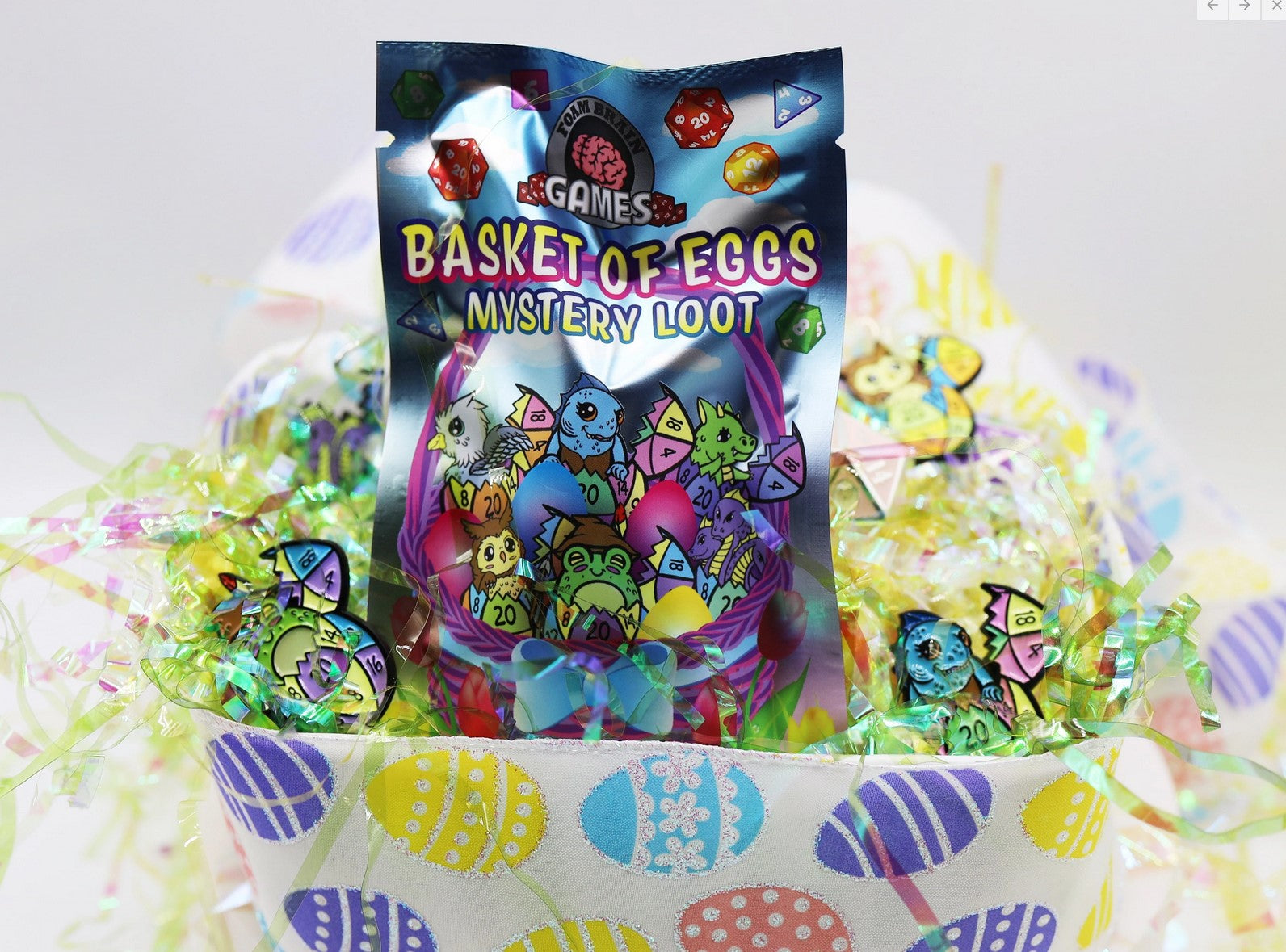 Foam Brain Basket of Eggy Blind Bag Dice | Odin's Place
